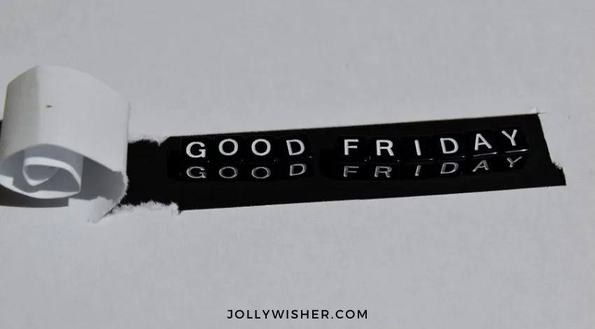Good Friday SMS